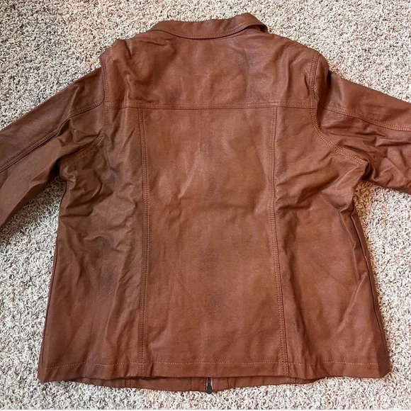 Clayton Dean Brown Leather Jacket - Picture 5 of 8